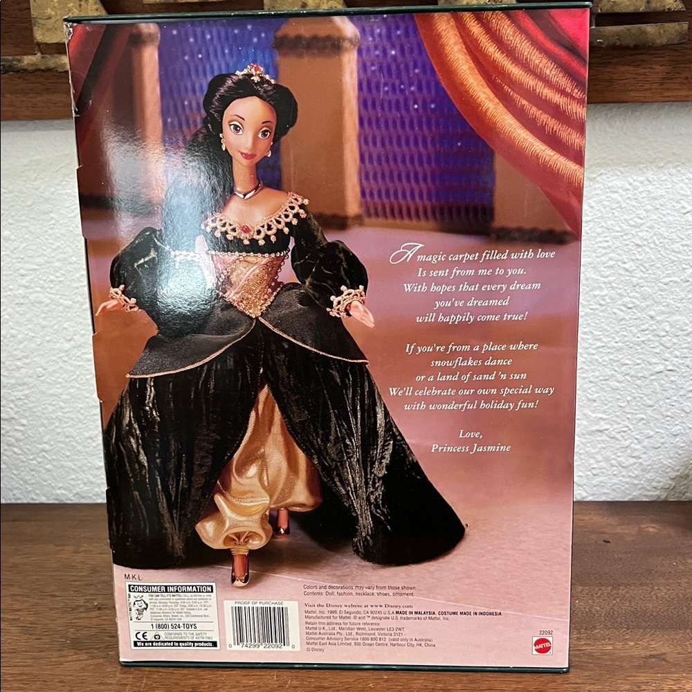DISNEY PRINCESS JASMINE DOLL - Picture 7 of 12